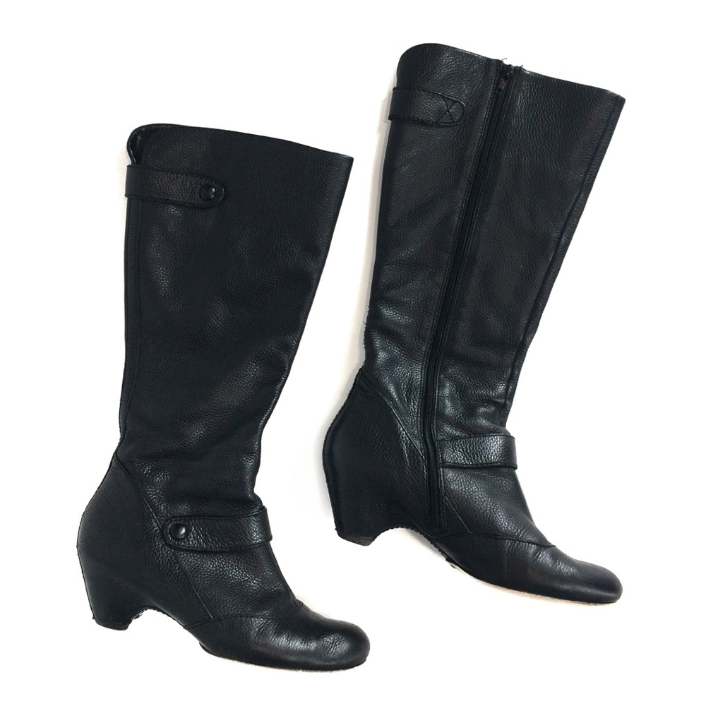 Ciao Bella Nordstrom Black Leather Tall Boots